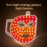 New 8 Colors Photon Nir Light Skin Rejuvenation for Facial 850nm Led Red Infrared Led Face Mask Red Light Therapy Photon Mask
