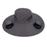 Solar-Powered Cooling Bucket Hat | UPF 50+ Wide Brim