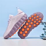 ClaWave Unisex Massage Cushioning Running Sneakers — Breathable Knit, Non-Slip