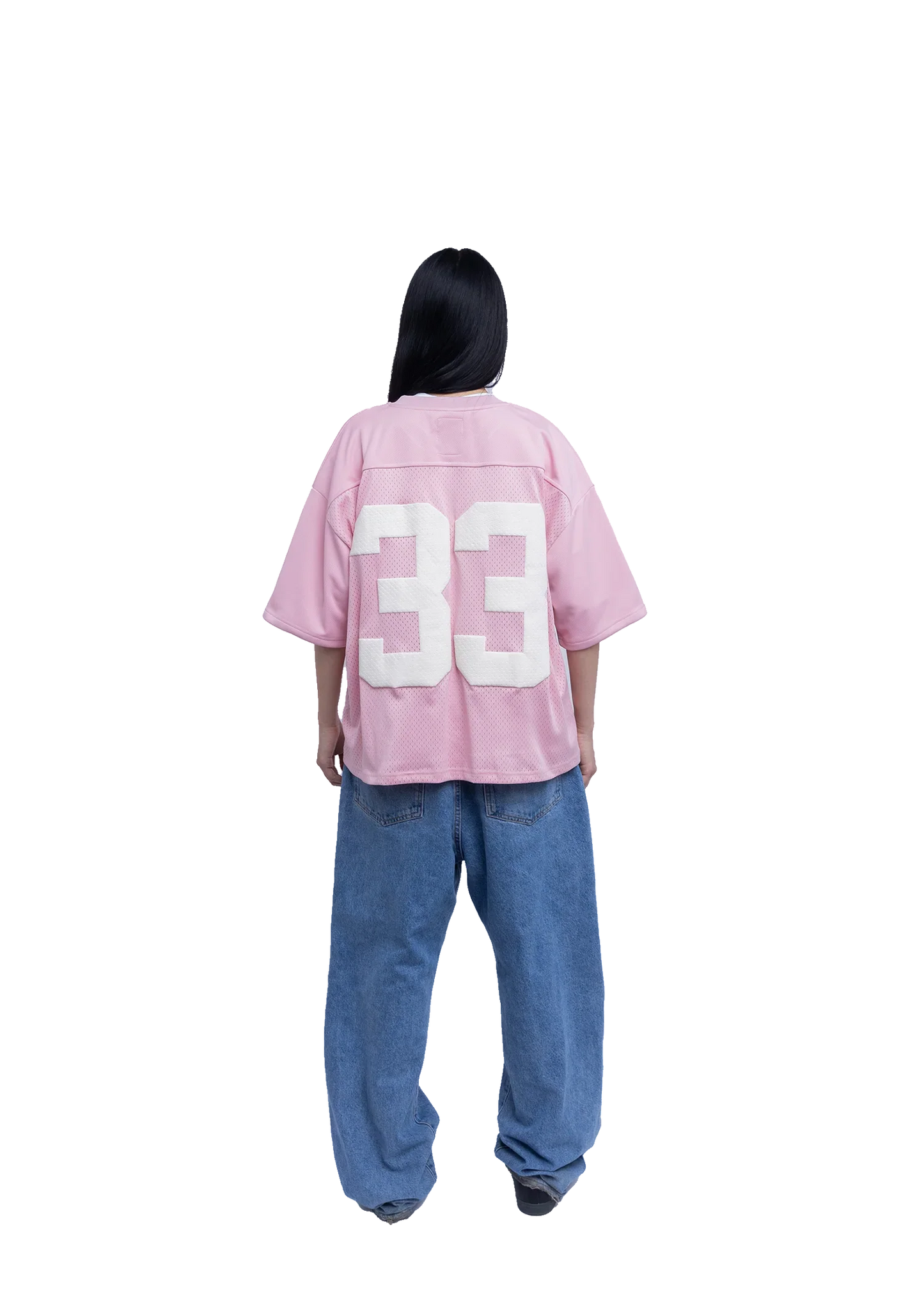 Y2K Retro Oversized Mesh Jersey