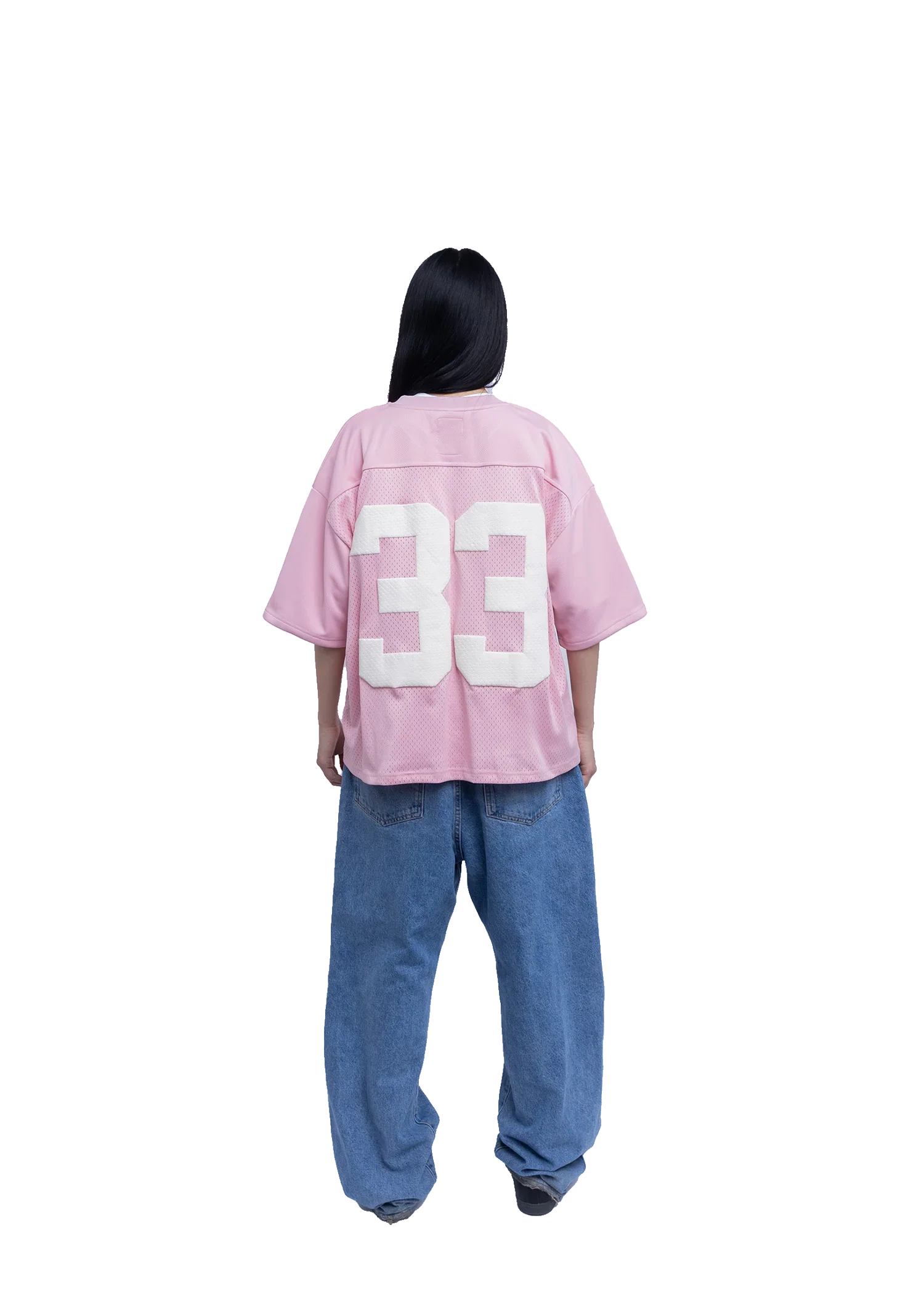 Y2K Retro Oversized Mesh Jersey