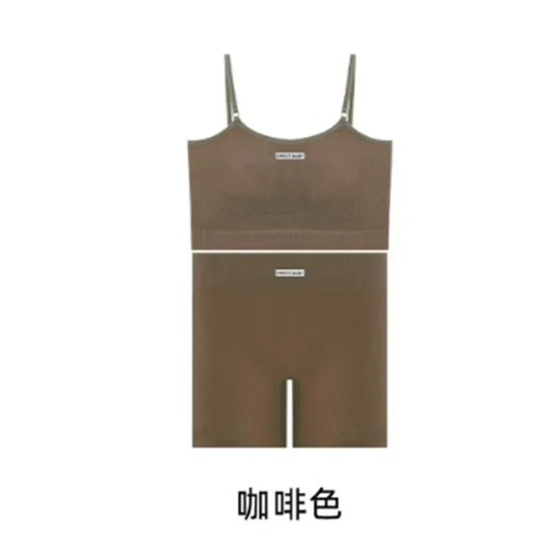 Women Seamless Yoga Sets Summer Fitness Workout Suits Sport Bra High Waist Leggings Sexy Outfits 2024 Female Casual Sportswear