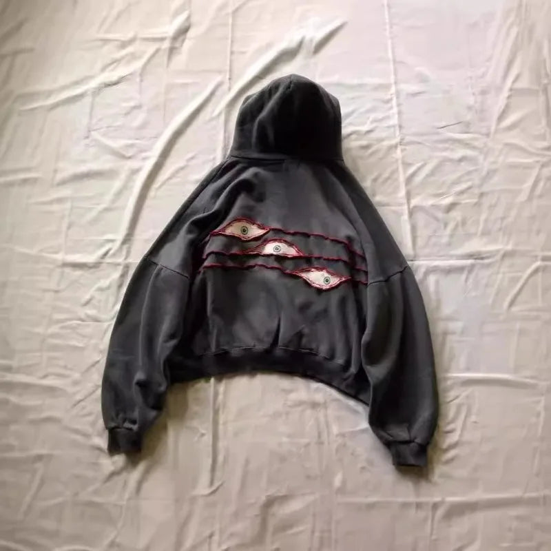 Women's Relaxed Cotton Zip-Up Hoodie
