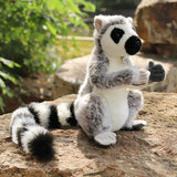 28cm Wild Lemur Plush Toy – Lifelike Stuffed Animal