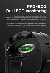 ECG+PPG Bluetooth Call Smart Watch Men Laser Health Blood Pressure Fitnes Sports Watches Man Sports Waterproof Smartwatch+Box