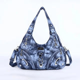 Angel Kiss Women Handbags Fashion Shoulder Bag Large Tote Top-handle Shopping Pack Multifunctional Satchel Lady Hobos Big Purse