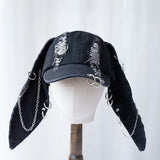 Rabbit Ears Graffiti Baseball Cap – Unisex