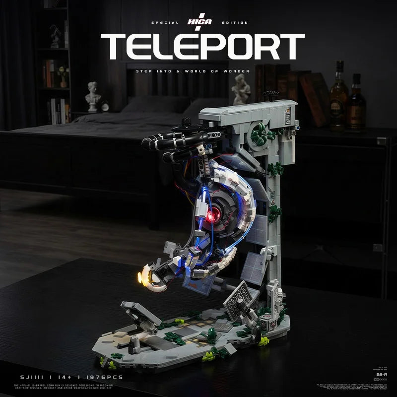 GLaDOS Portal 2 with LED Motor Building Blocks Decrypt Game Robot Aperture Lab Brick Model Kit Boy Toy Adults Kid Gift 1976PCS