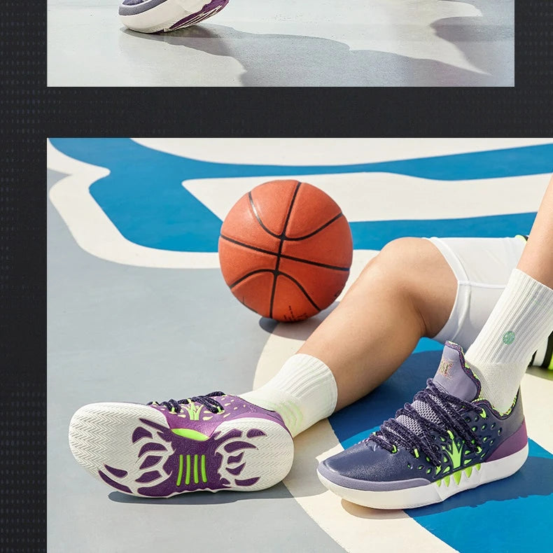 361 Degrees Joker 2 Low Men Basketball Shoes New Nikola Jokic Breathable Shock-Absorbing Wear-resistant Male Sneaker 672611110