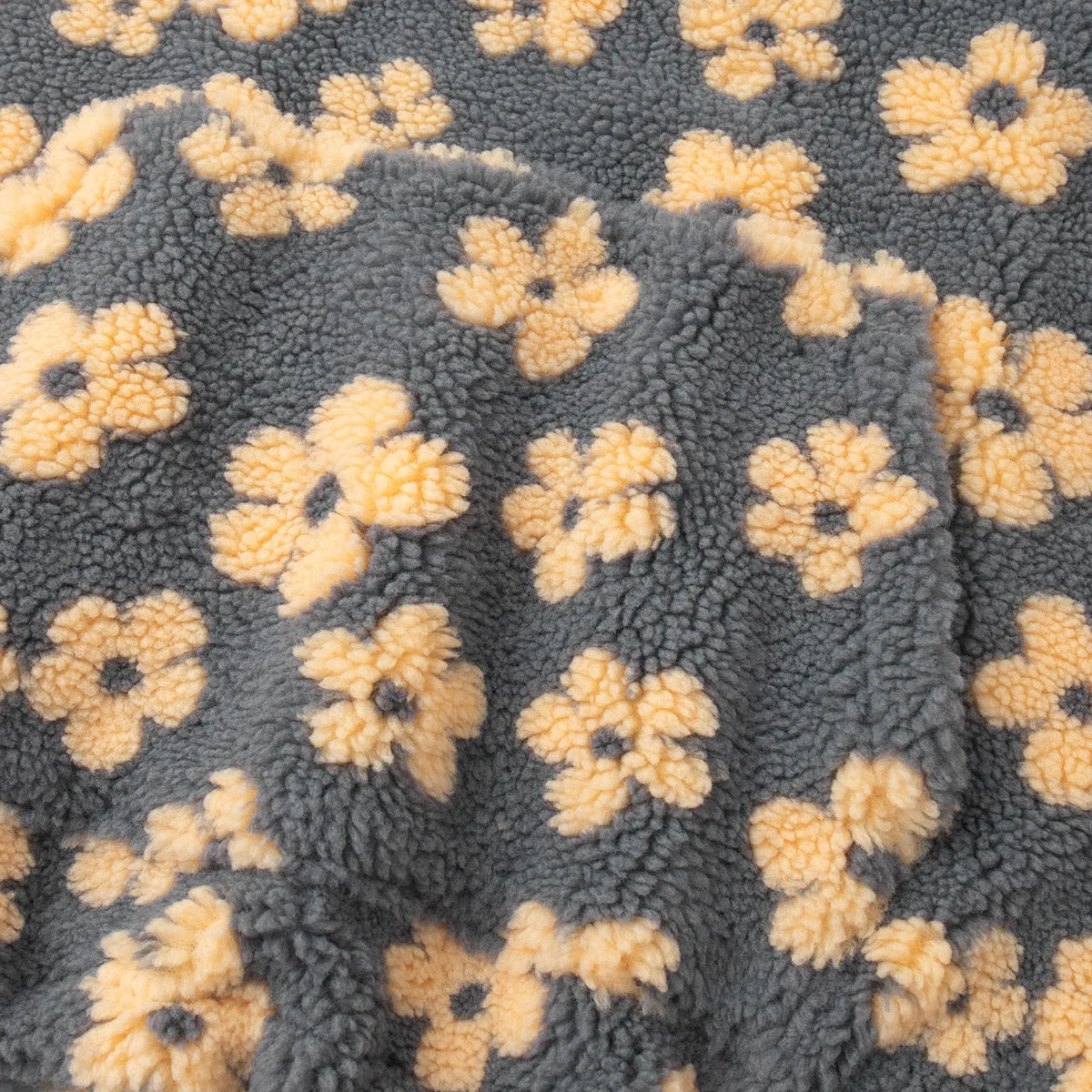 Women's Floral Fleece High-Neck Pullover