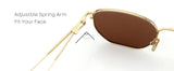 ZENOTTIC Hexagon Polarized Retro Sunglasses for Men Women-Vintage Metal Frame Design UV Protection Trendy Fashion Shades
