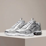 Nike Air Zoom Spiridon Cage 2 Unisex Sneakers | Retro Comfort & Enhanced Cushioning | Everyday Casual Wear CJ1288-001