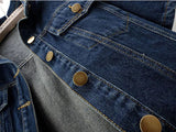 Vintage USA-Made Cropped Denim Jacket – Summer Short Sleeve Jean Top