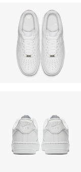 Nike Official Authentic AIR FORCE 1 Men's Casual Wear resistant Fashion Board Shoes CW2288-111