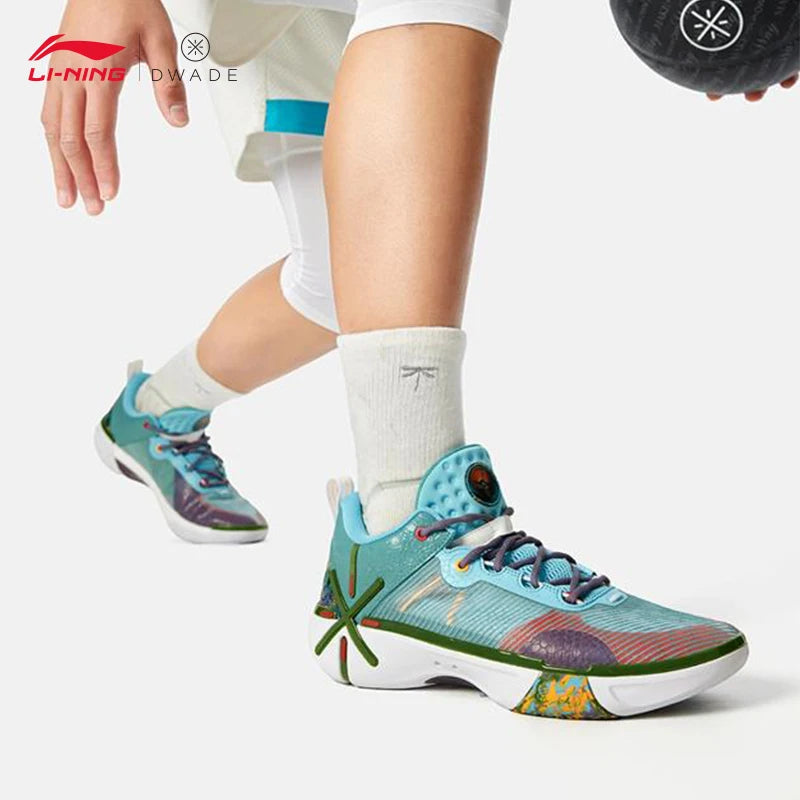 LI-NING Wade Shadow 6 V2 Men's Basketball Professional Sport Shoes Anti Slip Rebound Basketball Game Shoes ABPV021
