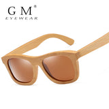 GM - Vintage Bamboo And Wood Sunglasses, Handmade,, Fashion, Sports Glasses,1725VIP
