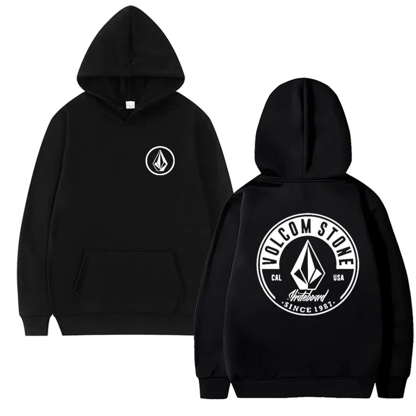 Men's Fleece Pullover Hoodie Casual Streetwear Sweatshirt