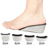 Height Increase Half Shoe Insoles Heel Insert Sport Cushion EVA Memory Foam Heel Lifting 2/3/4/5CM Taller Invisible Heighten Pad