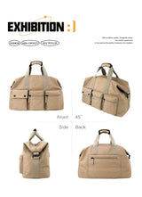Flower Princess Traveler's Short Distance Travel Bag Crossbody Large Capacity Multi Layer Fashion Luggage Bag for Men and Women