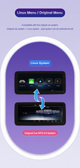 Linux CarPlay Screen for Mercedes-Benz W205 GLC V-Class | Wireless Android Auto