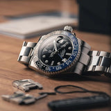 PAGANI DESIGN GMT Automatic Watch — Sapphire Crystal, 10-Bar Waterproof, 40mm