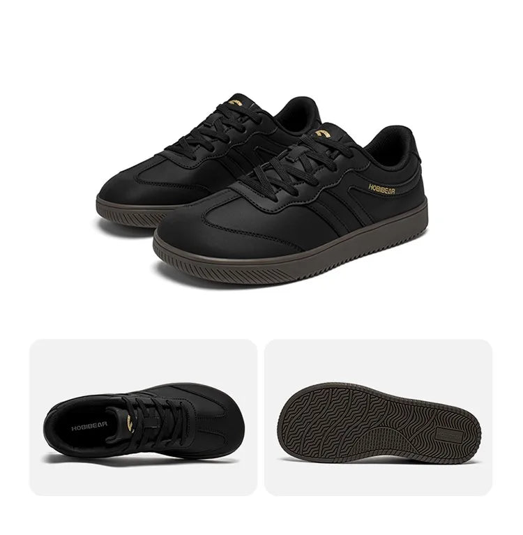 HOBIBEAR Wide Toe Lace-Up Sneakers