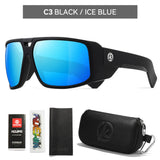 KDEAM Muscle Car Styling And Serious Performance Polarized Men's Sunglasses Sport Cycling Glasses Features Sturdy 5-Barrel Hinge