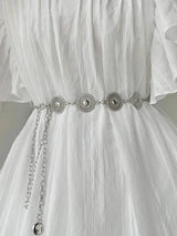 Women’s Steampunk Hollow-Out Circle Waist Chain