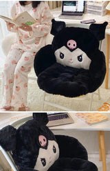 Cartoon Kuromi Melody Series Air Conditioned House Office Chair Cushion Autumn And Winter Comfortable Bedding Peripheral Gifts