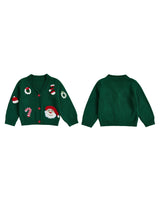 Infant Reindeer Knit Christmas Cardigan