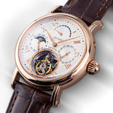 SUGESS 40mm Tourbillon Moonphase Watch | Seagull ST8007