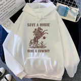 Retro Cowboy Aesthetic Hoodie