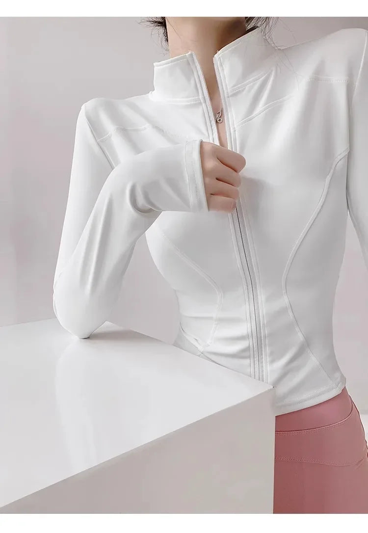 Quick-Dry Performance Yoga Jacket