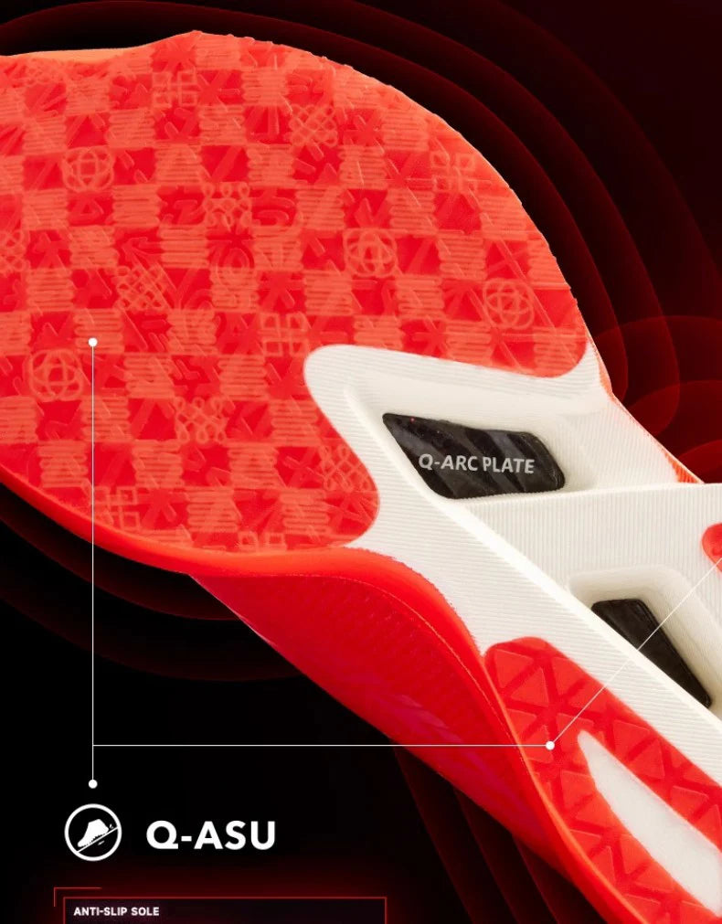 QIAODAN Feiying Plaid 2.0 Men Marathons Running Shoes Professional Carbon Plate Sport Shoes Rebound Racing Sneakers QDB023252290