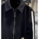 2024 New Women Casual Black Trousers Suits Sports Short Jacket + Female Vinatge Black White Patchwork Baggy Pants Street