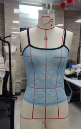 Women Y2K Lace Tank Top Spaghetti Strap See Through Camisole Backless Slim Fit Crop Camis Sexy Going Out Top