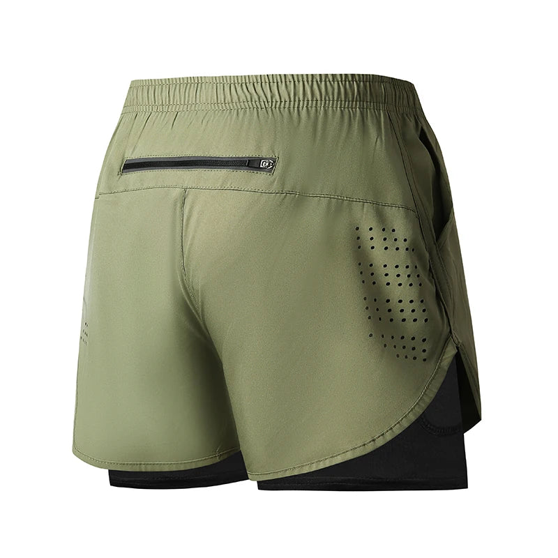 Performance Double-Layer Training Shorts | Moisture-Wicking Athletic Gear