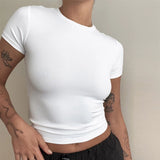 Y2K Slim-Fit Knitted Tee