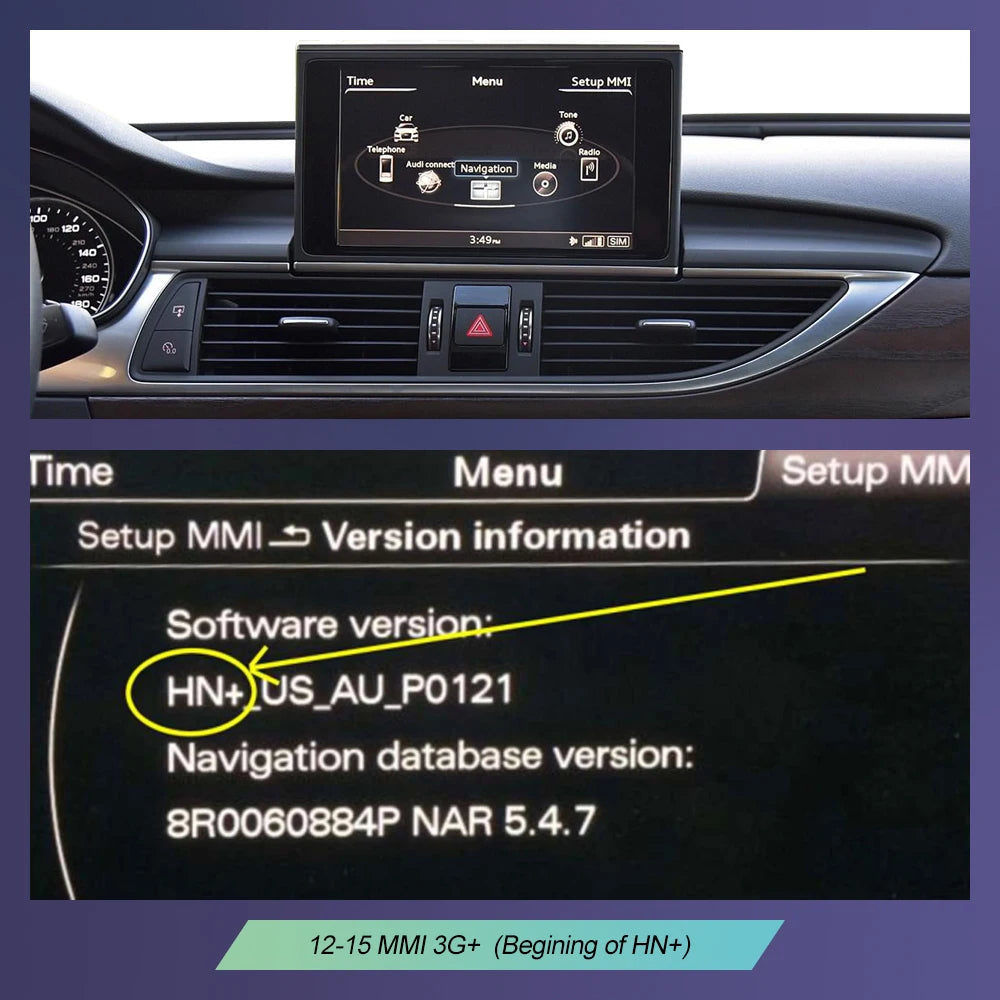 Road Top Wireless CarPlay & Android Auto for Audi A6/A7 2012–2018