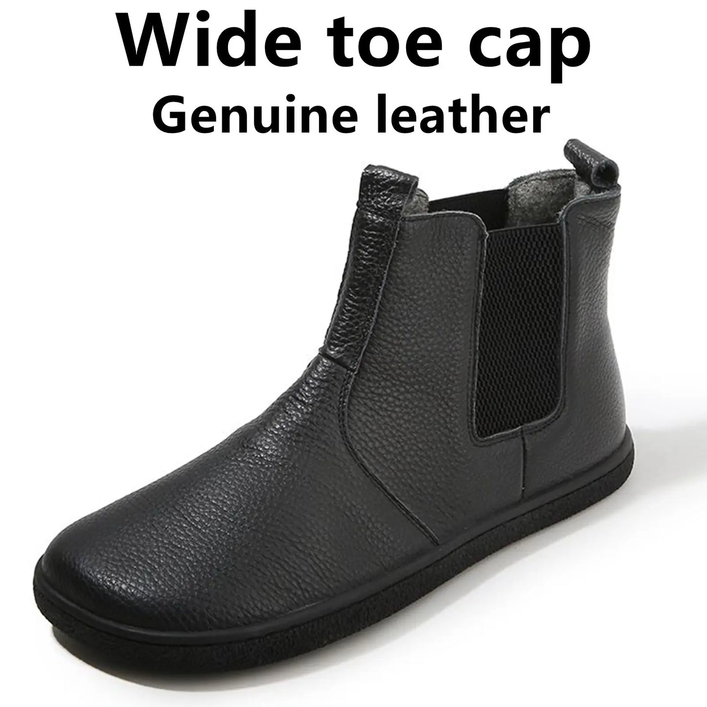 Men’s Barefoot Leather Chelsea Boots