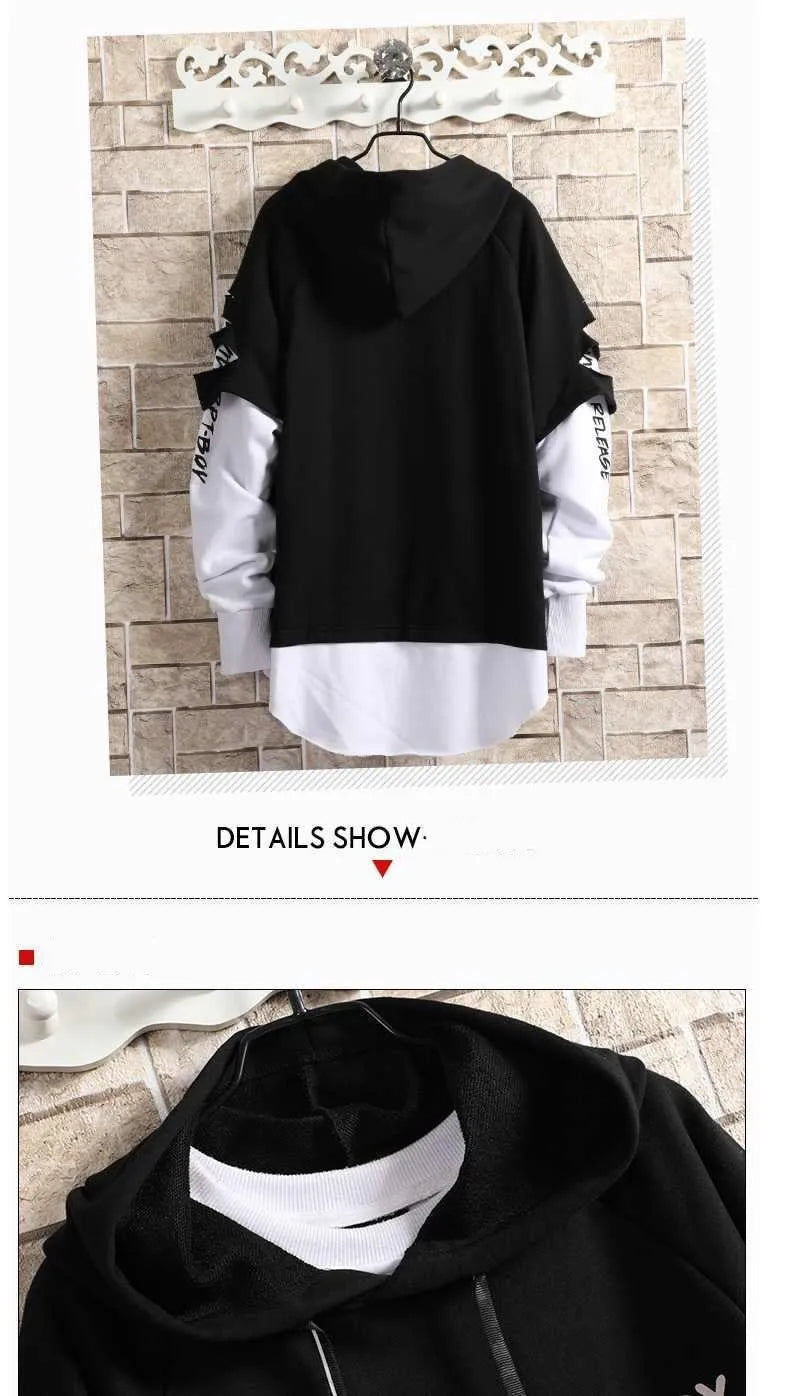 Men’s Y2K Hip Hop Anime Hoodie