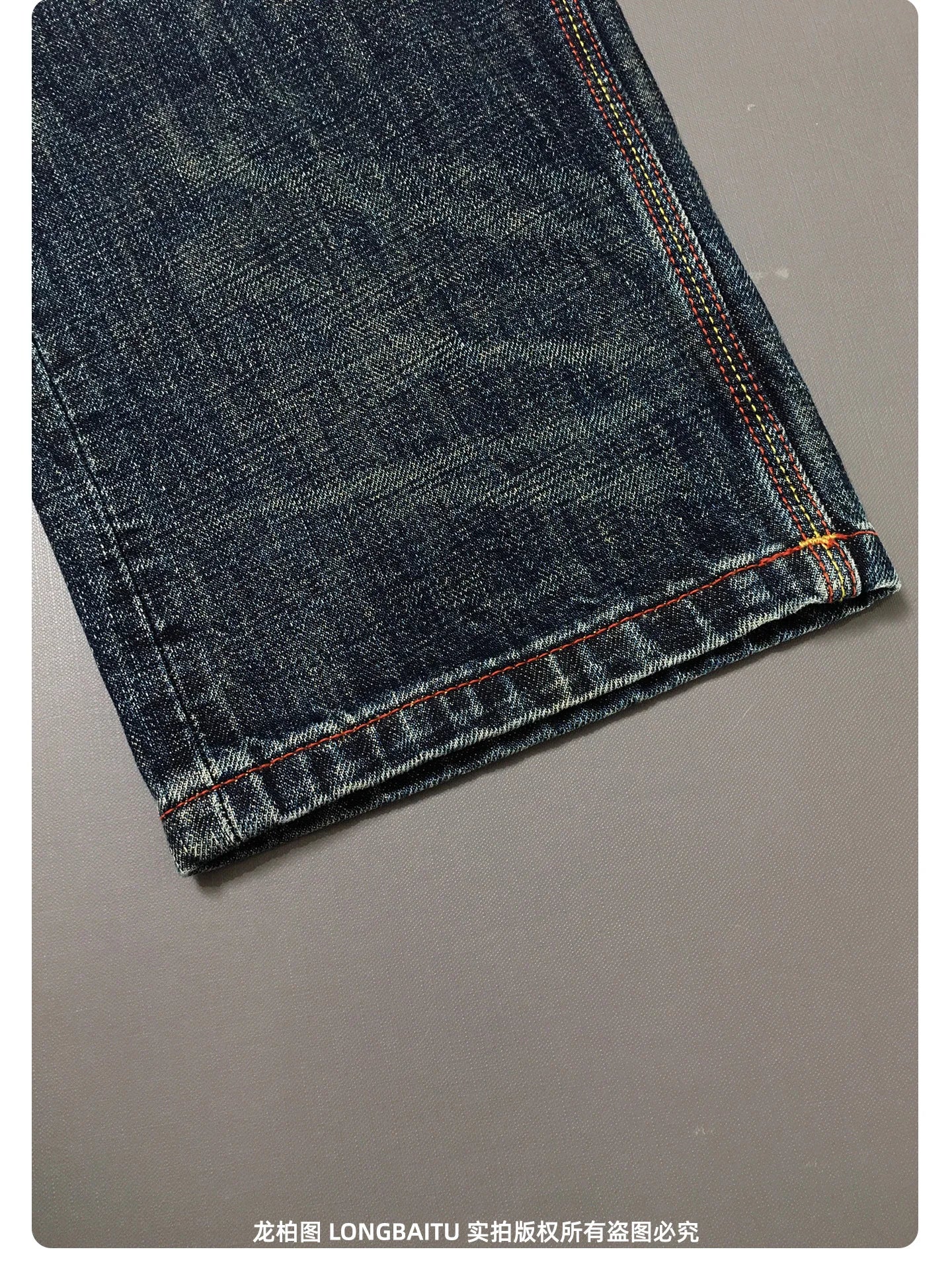 Men's Vintage Cotton Selvedge Denim Jeans – Loose Straight Fit