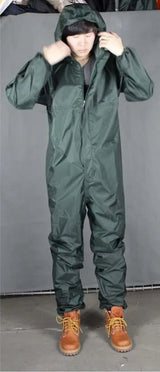 One-Piece Motorcycle Rainsuit – Waterproof Protective Gear