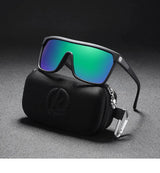 KDEAM One-piece Shape Men Sunglasses Polarized Elastic Paint Surface Sun Glasses Women Suitable Long-lasting Goggles Cat.3