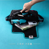 Bandai Hatsune Miku Buckle Shoulder Bag Cartoon Hatsune Miku Large Capacity Cool Storage Bag Anime Peripherals Holiday Gifts