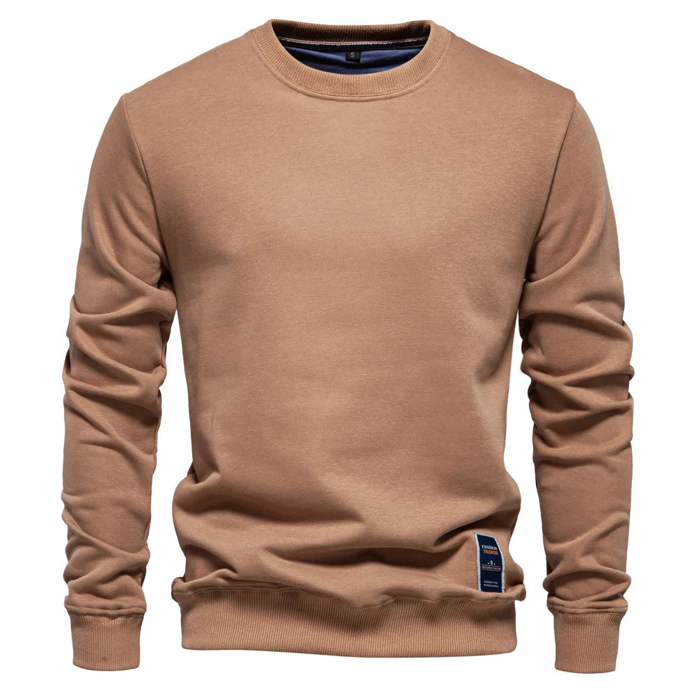 Men’s Cotton-Blend Crew Neck Sweatshirt