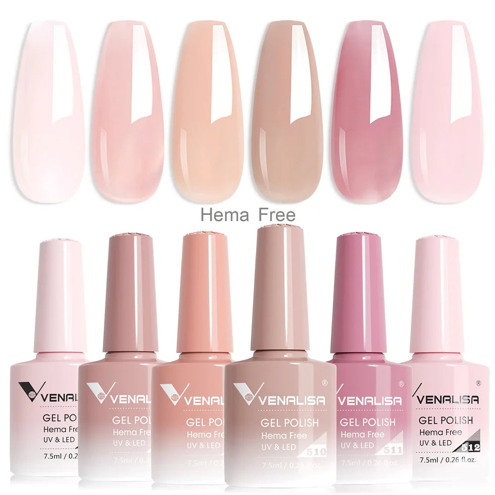 Venalisa HEMA-Free Gel Polish Kit – Autumn Color Collection