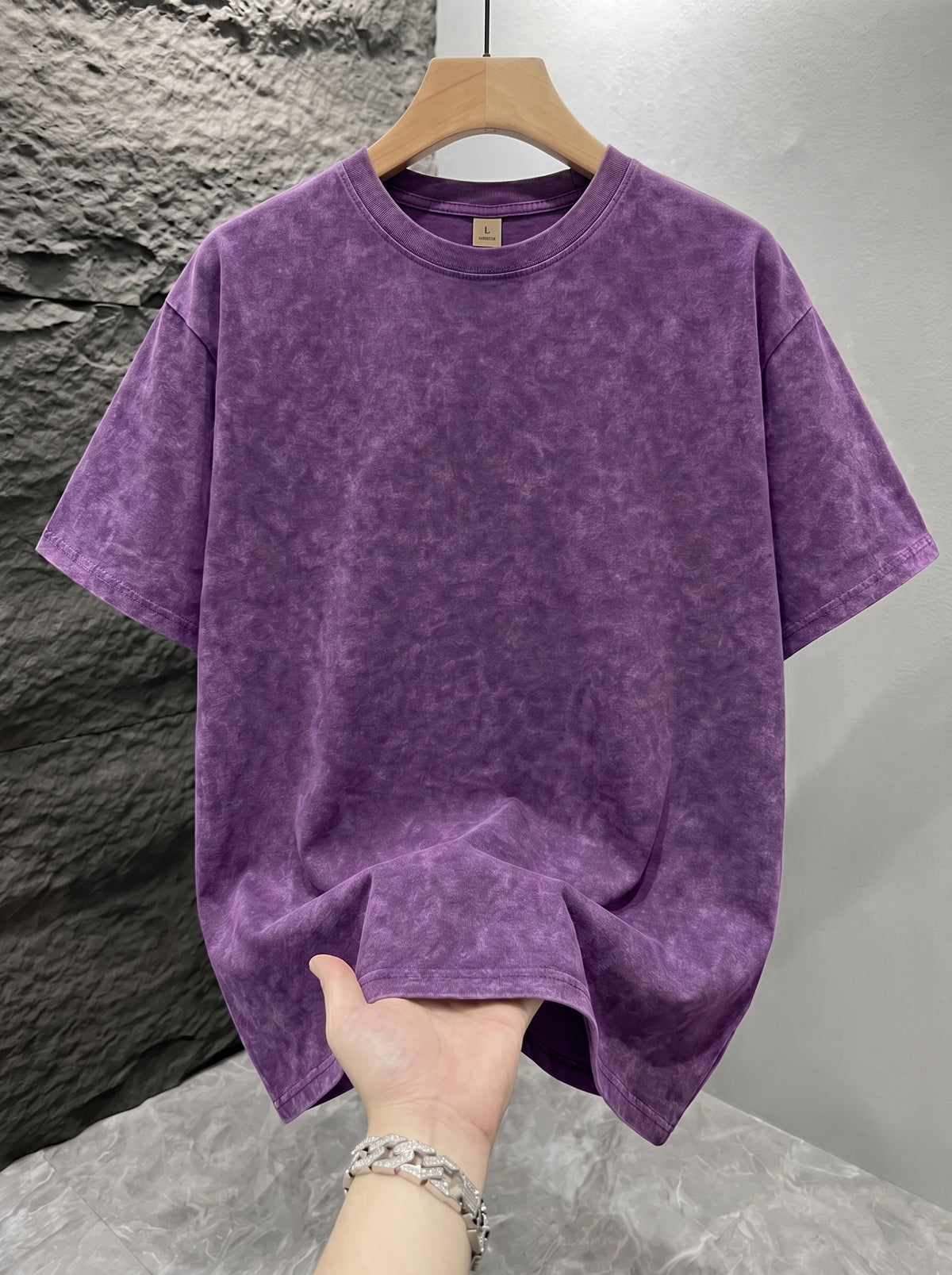 Men's Oversized Acid Wash T-Shirt
