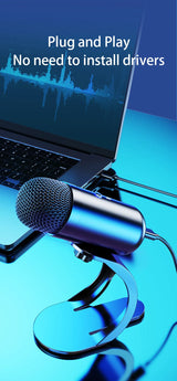 Professional Wired Condenser conference Microphone gooseneck desktop High voice quality Mic Computer Gaming USB Microphone