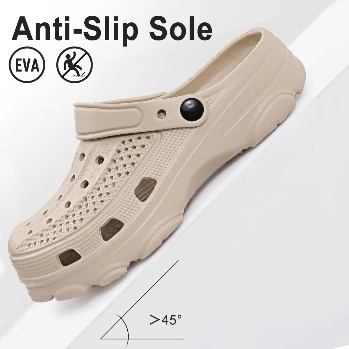 Asgard Garden Clogs for Women Fashion Unisex Comfort Slip-on Sandals with Arch Support Outdoor Mens Casual Quick-Dry Water Shoes